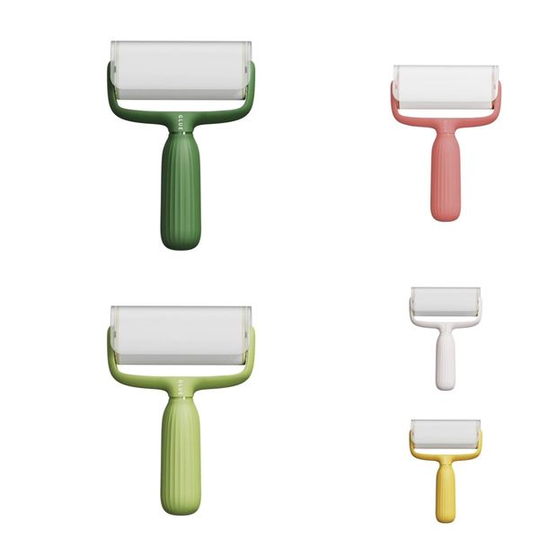 Upgrade New Floor Buffers Lint Rollers Sticky Paper Pet Cat Hair Remover Dust Wiper Clothes Carpet Tousle Removal Replaceable Cleaning Brush Tool