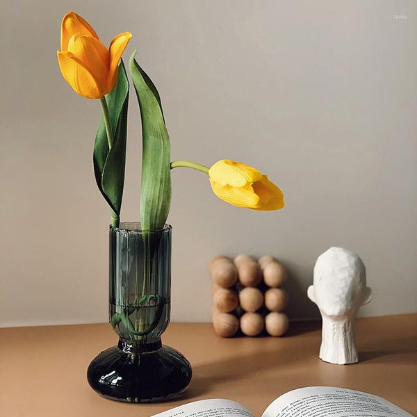 Vasen, Blumenvase für Heimdekoration, Glas, Bonsai, Terrarium, Behälter, Tischdekoration, dekorativ, nordisch