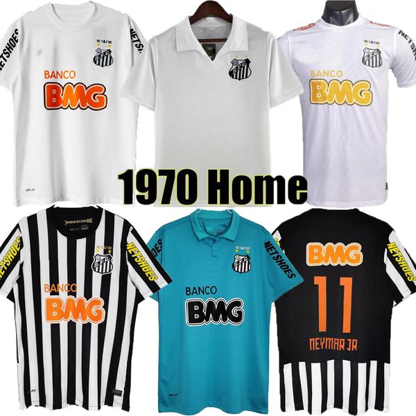 1998 1999 Santos FC Retro Soccer Jerseys PATO SANCHEZ SOTELDO ELANO ANDRE F. ANDERSON BORGES 12 13 Local Visitante Negro Blanco Camiseta de fútbol