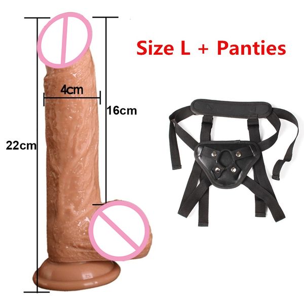 Vibradores GaGu Juguetes sexuales para adultos 7/8 pulgadas Enorme consolador realista Gran pene de silicona con ventosa para mujeres Mastu_voghion.com