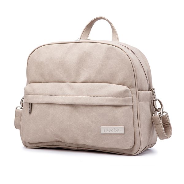 Borsa Organizer Soboba Zaino per pannolini alla moda solido per la cura del bambino Borsa per fasciatoio multifunzione impermeabile per mamma Borse per pannolini alla moda 230314