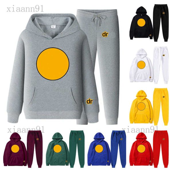 Designer Fashion Luxury Classic Full Tracksuit Women and Mens Top Cotton Liner Smile Face Hoodies Simples Pullover Causal Hot Plain Alta qualidade Designer Ruaco