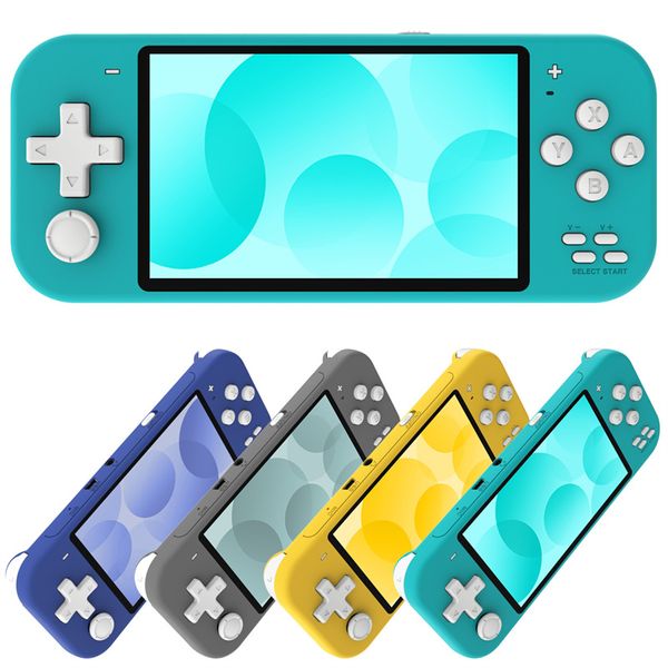 Lettore di giochi retrò multifunzionale Console di gioco portatile con schermo da 4,3 pollici con scheda di gioco di grande memoria in grado di memorizzare oltre 5000 giochi Mini lettori di videogiochi tascabili portatili