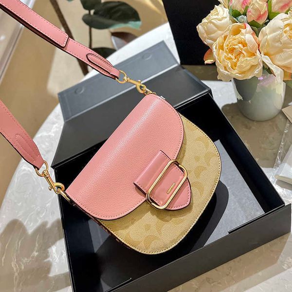 Großhandel Sattelleder Dame Umhängetasche für Frauen Handtaschen Designer Mode Umhängetasche Handtasche Cross Body Bag Geldbörse 0405230130