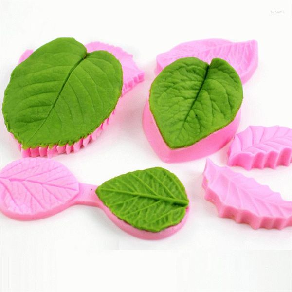 Backformen Diy Kuchen Dekorieren Form Double Leaf Veiner Silikon Zucker Kunst Fondant Werkzeuge