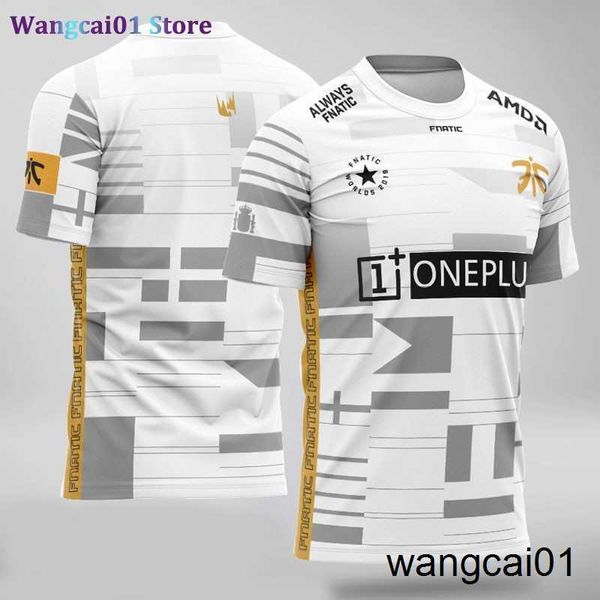 wangcai01 DIY T-Shirt Spiel Team Einheit im Sommer 2022 neues LOL CSGO DOTA2 Team Einheit Camiseta Mann Hylissang Rekks wohlhabendes Armeeteam 0315H23