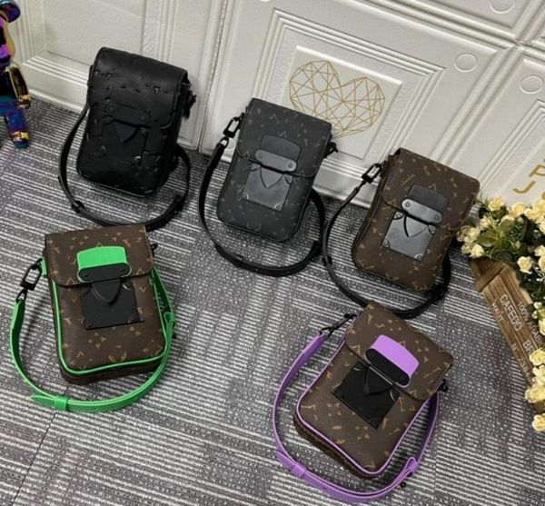 ALTA QUALITÀ Borse di lusso autentiche da uomo Borse Borsa a tracolla di design Donna Brandss designer vera pelle messenger zaino a tracolla a catena Totes Portafoglio 81522