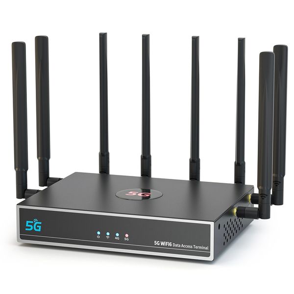 5G-Router WiFi6 mit SIM-Kartensteckplatz Dualband 1800 Mbit/s Wireless-Router-Modem