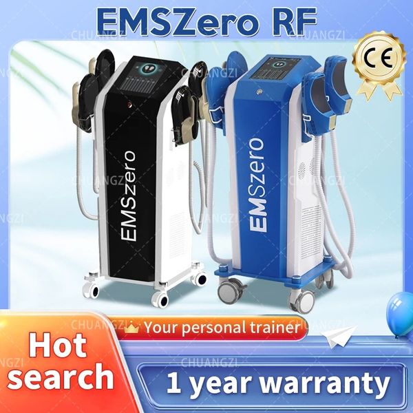 EMS Best Seller RF Equipment 6000W EMSzero 14 Tesla Body Sculpting Muscle Machine con 4 maniglie RF e pad di stimolazione pelvica opzionale