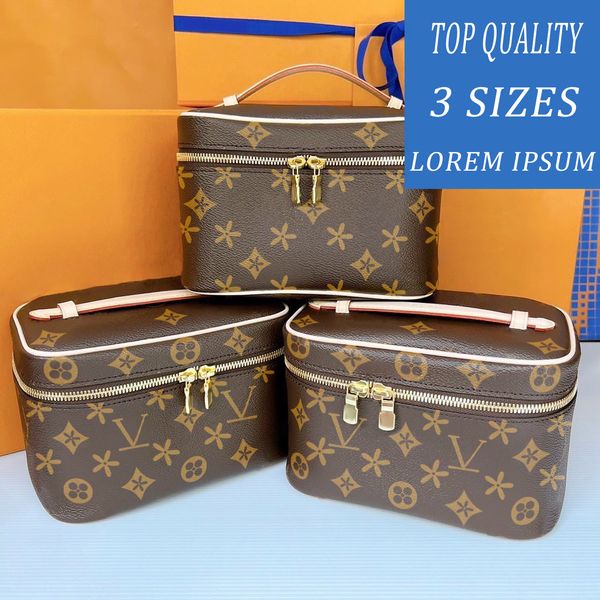 M41178 3 tamaño bonito bb vanity bag bolso de mano de lujo Mujer diseñador bolsa de lavado bolsa de maquillaje louiseity hombre cartera viutonity maquillaje Cuero Hombro embrague bolsas de cosméticos