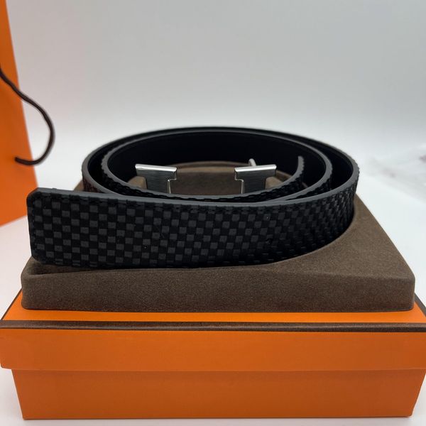 Männergürtelgürtel für Frauen Designer echte Ledergürtel Cintura CEInture mit Box Modeschnalle ZPH13