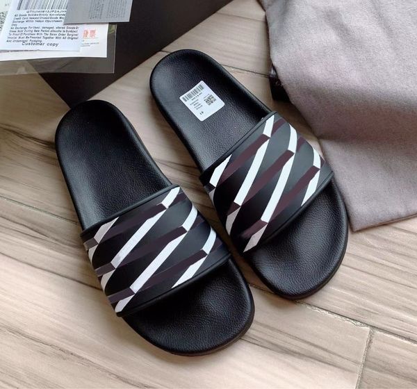 Summer HOT Uomo Donna Slide Pantofole firmate Sandali Infradito di lusso Fashion EVA Wide Flat CUSCINO COMFORT Pantofola da spiaggia per muli