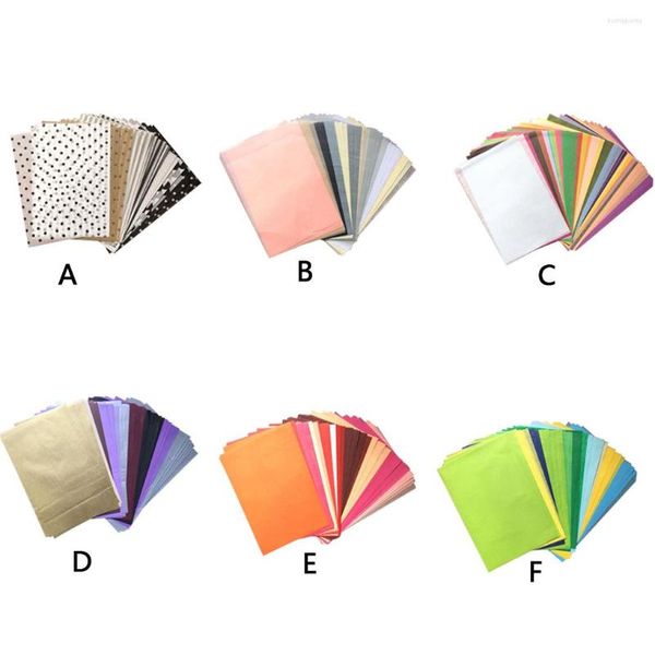 Enrole de presente multicolor A5 papel de embrulho impressão de moda