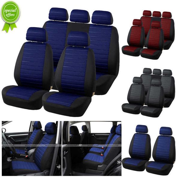 Neue Universal Auto Vollsitzbezug Styling Autositzschutz Design Airbag Hinten Split Bench Kompatible Abdeckung Für HYUNDAI-i30 für KIA