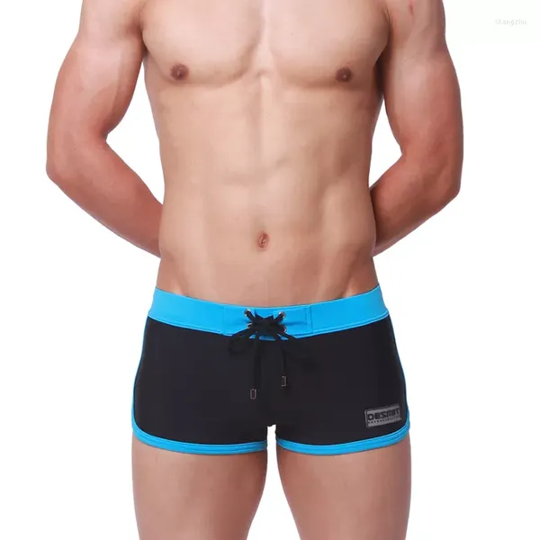 Shorts masculinos moda de banho de alta qualidade masculino masculino de banho de banho boxer praia sunga ternos maillot de bain zwembroek heen
