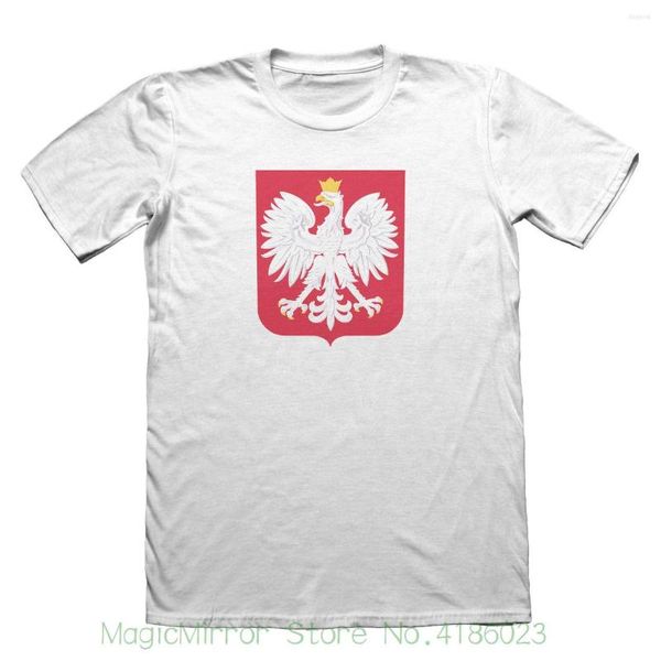 Herren -T -Shirts Polen Polska T -Shirt - Herren lustige Geschenk #4372 Baumwollmarke Kleidung Tops T -Shirts