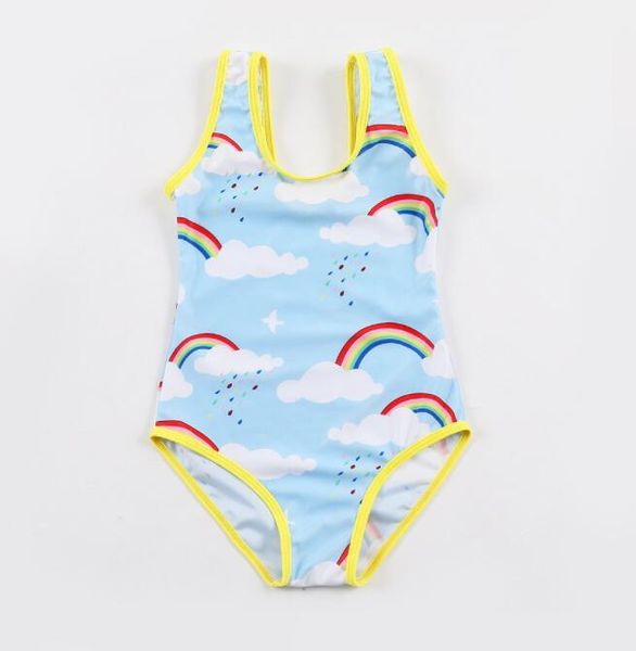 Baby Mädchen Einteiler Blumen Blumendruck Badeanzug Rüschenärmel Bikini Bademode Mädchen Badeanzüge Strandkostüm Kinder Strandmode