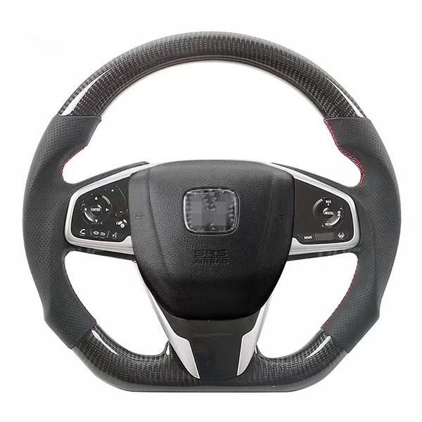 Volante in fibra di carbonio con display a LED per Honda CRV Car Styling