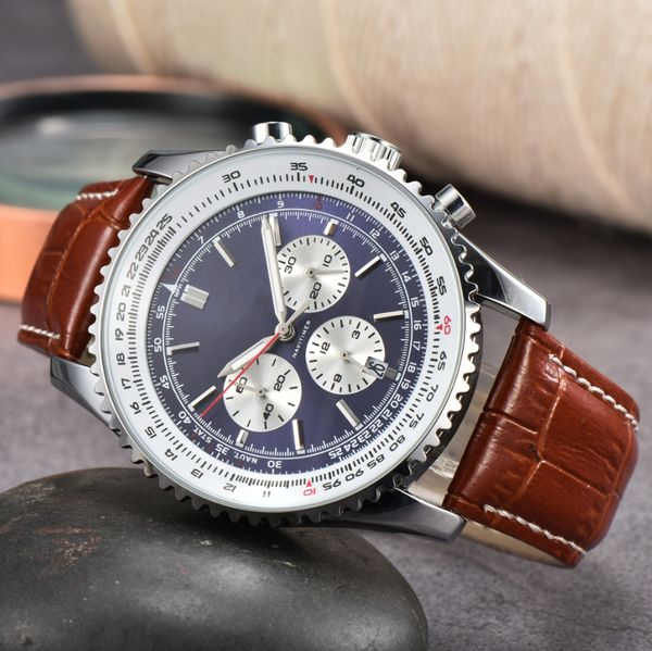 2023 New Mens Classic Uhren 40mm Dial Master Watch Quarz Sapphire Uhrenmodell falten Luxus -Armbanduhren