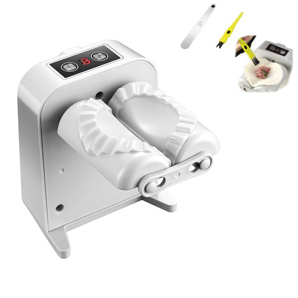 Автоматический электрический производитель пельмени USB Регаментируемый двойной головы пресс -пельмены плесень