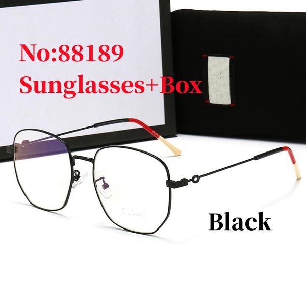 88189 occhiali da sole Personalità irregolari occhiali da sole lenti semplici Donne classiche Big Farte Sole occhiali da sole per occhiali da esterno alla moda