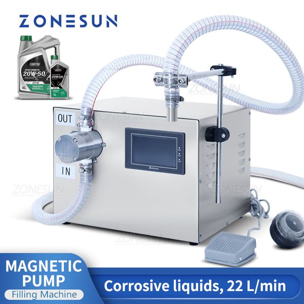 Zonesun ZS-G25A Máquina de enchimento de líquido Bomba magnética Fluidos corrosivos