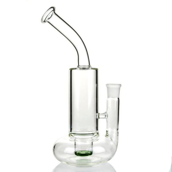 Wasserpfeifen 18 mm Innengewinde Glasbongs Tornado Perc 10 Zoll Öl-Dab-Rigs 4 mm Dicke WP146 Wasserpfeifen mit Schüssel