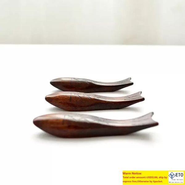 Porta stoviglie in legno naturale a forma di pesce Poggia bacchette Cucchiaio Forchetta Coltello Porta utensili in legno Porta utensili da cucina