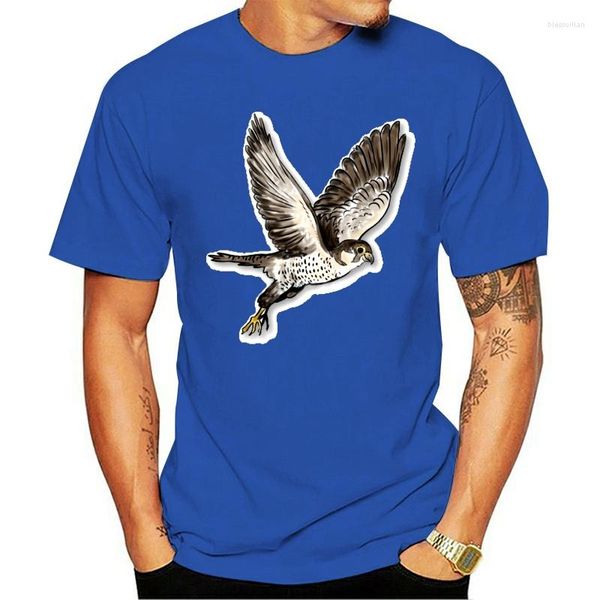 Herren-T-Shirts, Falken-Vögel, Tier-Shirt, machen Sie Ihr eigenes Design, Kleid, Sommer, Herbst, Tops, individuelles T-Shirt, Baumwollstoff, Kleidung