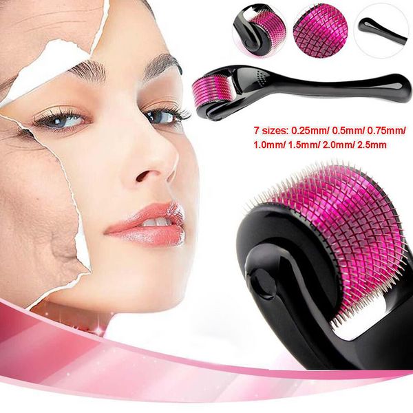 Itens de beleza Derma roller drs 540 micro agulha cuidados de pele tratamento couro cabelpo barba relevura anti ruga acne cicatriz