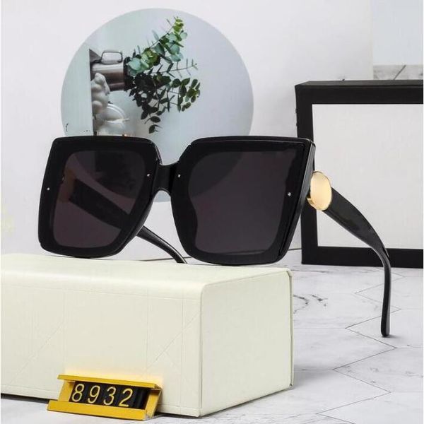 Mode Klassisches Design Polarisierte 2023Luxus-Sonnenbrille für Männer Frauen Piloten-Sonnenbrille UV400 Brillen Metallrahmen Polaroid-Objektiv 8932 Mit Box und Etui