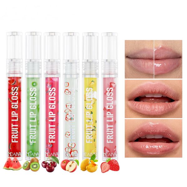 Handiyan Makyaj Dudak Yağı Meyve Dudakları Gloss Essence Kiraz Kiwi 6 E vitamini ile Nemlendirici Nemlendirici Nemlendirici Nemlendirici Glossier Makyaj Lipgloss