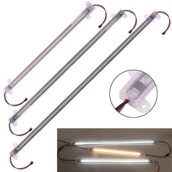 Tiras de LED 220V LED tiras rígidas 30/40/50cm 72LEDS Cozinha sob armários Lâmpada fluorescente do tubo do tubo super brilhante P230315