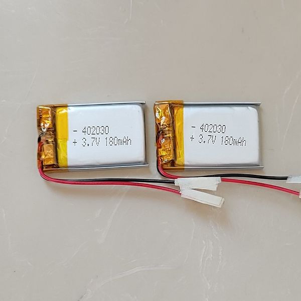 402030 3.7V 180mAh Lipo Lityum Piller Li Bluetooth GPS Kulaklık MP5 için Polimer Pil MP5