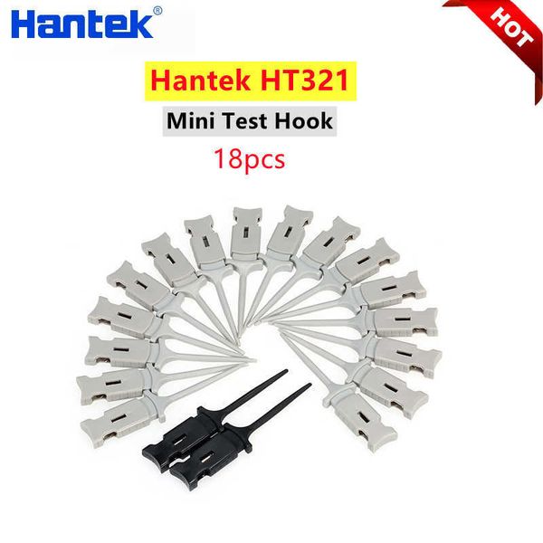 HT Hantek Mini Taşınabilir Test Kancası PCSlot IC kanca klipsli jumper probu Araba Teşhisleri için Beyaz Siyah C ile Uyumlu