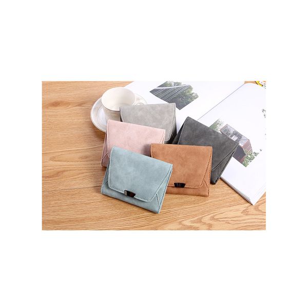 Women Wallet Small Multicolors Designer Short Wallet Card Titular 6 Colors Purse Zipper Pocket Pocket Cute Gift