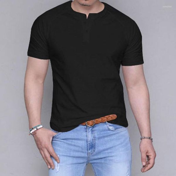 Camiseta masculina de camiseta de verão de verão de cor curta para homens para homens HELEY CLAR