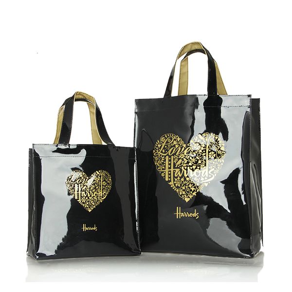 Sacchi da sera semplici eleganti in PVC shopping riutilizzabile borse di lusso marca eco -friendly bot shopper borse da spiaggia estiva impermeabile 230316