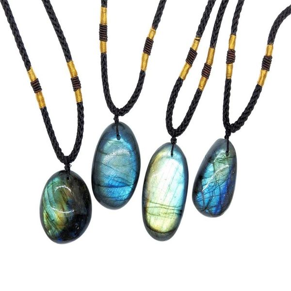 Figurine decorative Oggetti Labradorite Collana Forma irregolare Forma unica Naturale Rhinestone Quarz