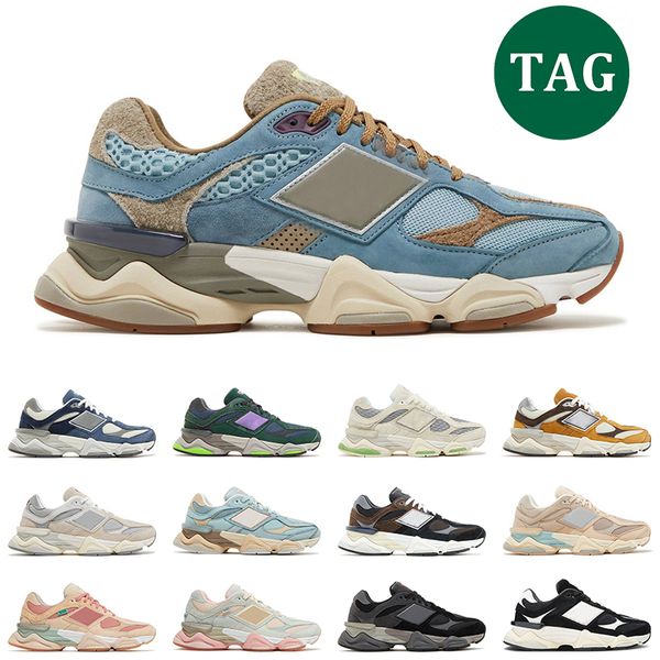 9060 Age Of Discovery sapatos masculinos femininos Sea Salt Penny Cookie Pink Baby Shower Blue Blue Haze Rain Cloud Roupas de trabalho masculinas