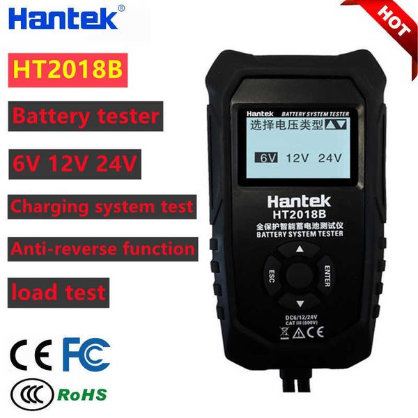 Hantek HTB Pil Test Cihazı, VVV Otomotiv Dijital LCD Şarj Analizörü Performans Test Aracı Destekler