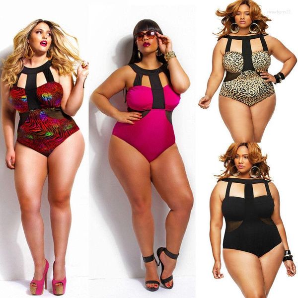 Costumi da bagno da donna Lady Women Sexy Reggiseno push-up imbottito Bikini Monokini Costume da bagno Plus Size One Piece L XL XXL XXXL