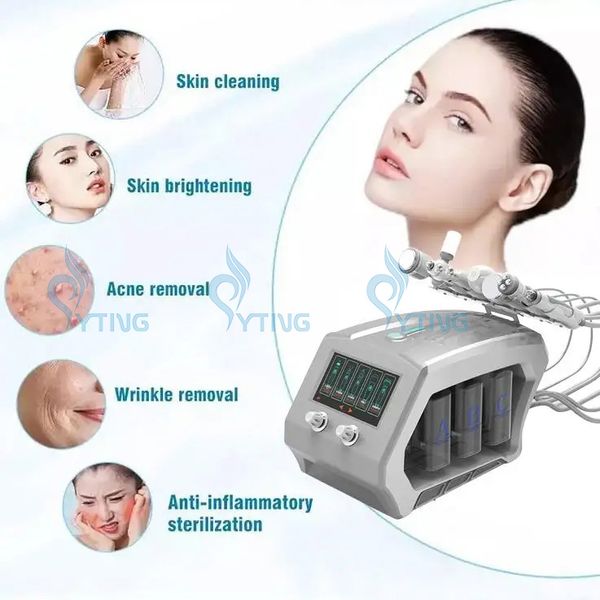 Macchina per microdermoabrasione Cura della pelle Apparecchiatura per il viso Acqua Hydro Facial Machine Detergente per la pulizia della pelle