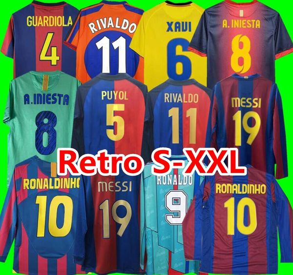 96 97 98 12 13 RIVALDO Retro-Fußballtrikots