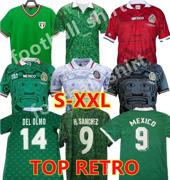 MÉXICO 1970 Retro BLANCO Camisas de futebol 1986 1994 1998 2006 HERNANDEZ H.SANCHEZ Camisa de futebol LUIS GARCIA CAMPOS Antigo Maillot