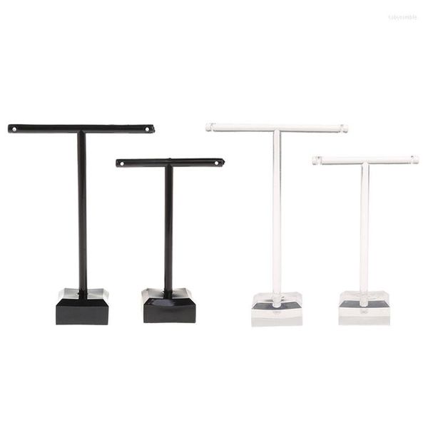 Sacchetti per gioielli 2 pezzi/set Orecchini Espositore per scaffali per stand a forma di T Show Charms Universal Professional Showcase Boutique