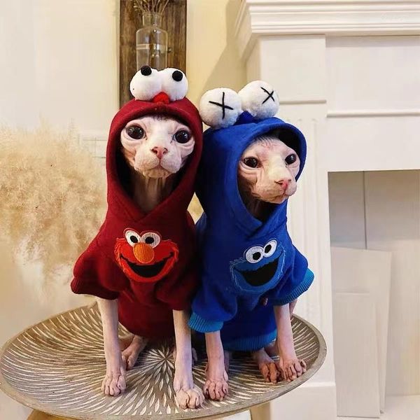 Trajes de gato Sphynx Roupas sem pêlos Esfing