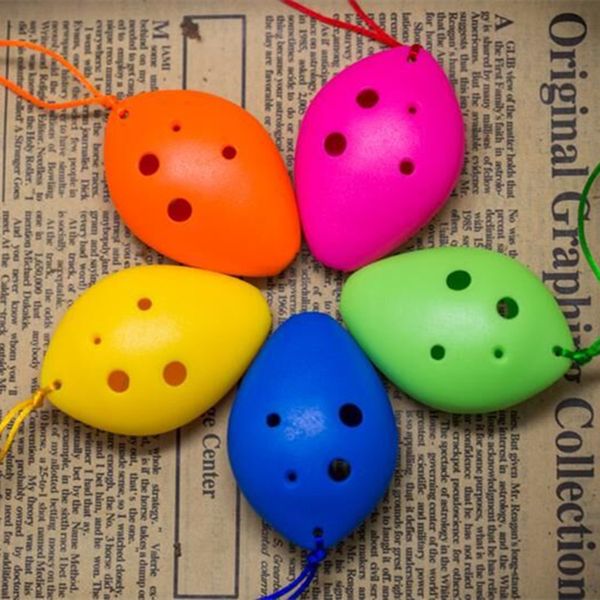 1pcs renkli ocarina flüt 6 delik soprano c seramik flauta ocarina time mini ocarina flüt çocuk oyuncak müzik aletleri