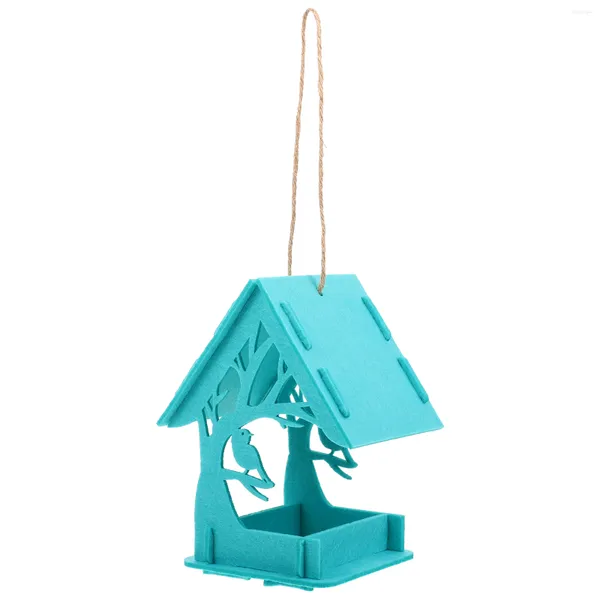 Altre forniture per uccelli Mangiatoia da appendere Mangiatoia per animali Selvatici Casetta Giardino Esterno Esterno Forbirds Pappagallo Allevamento Finestra Colibrì Legno Albero Anatra