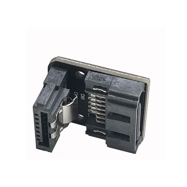 Conector de direção de interface do cabo SATA de 7 pinos 90 graus de 7pin Chassis de porta serial para a direção da placa-mãe para desktop a